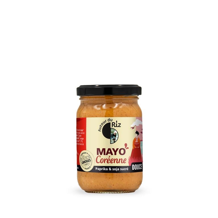 Mayo Coréenne paprika et sauce soja sucrée, Autour du Riz, 180 g*