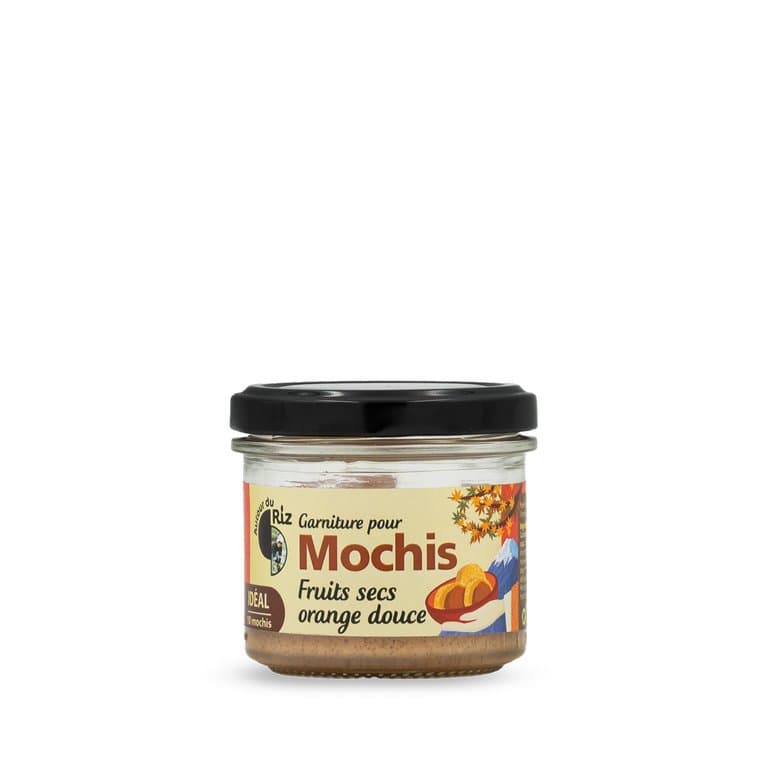 Garniture pour mochis fruits secs & orange douce, Autour du Riz, 100 g*