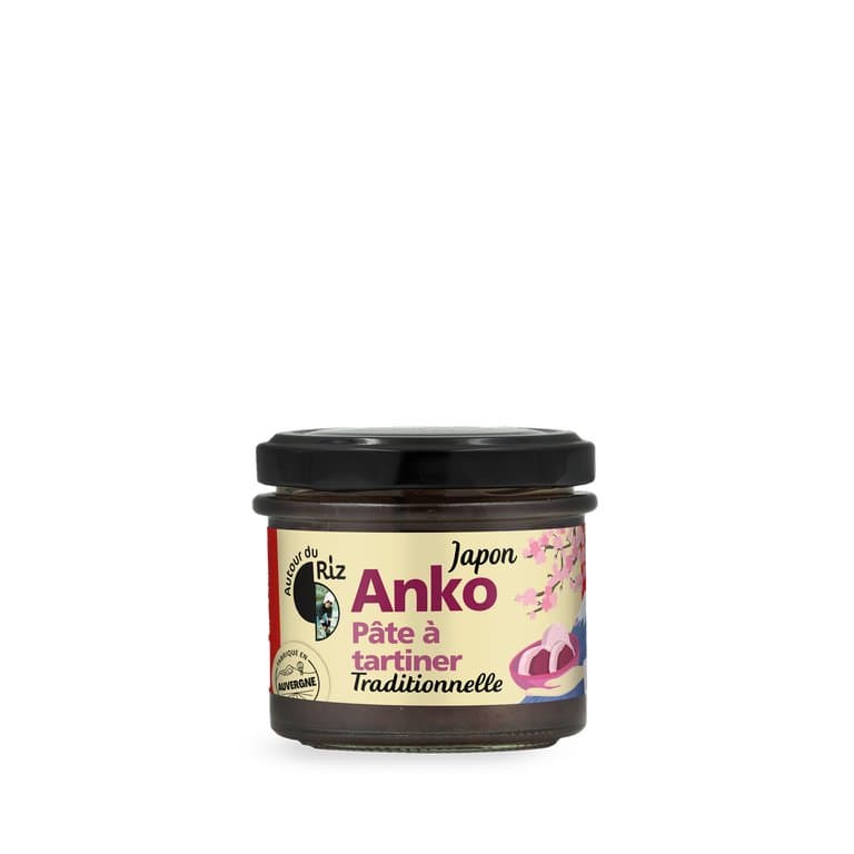 Anko haricots azuki sucrés pâte à tartiner Spécialité pour mochis, Autour du Riz, 100 g*