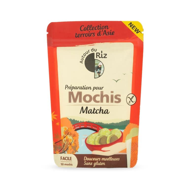 Préparation pour mochis matcha, Autour du Riz, 200 g*