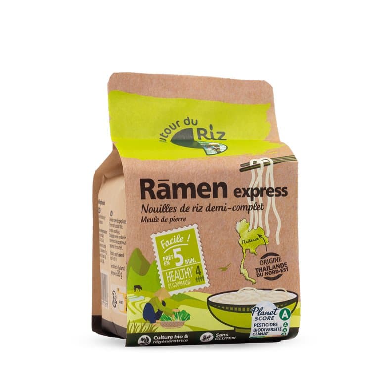 Ramen de riz 1/2 complet, Autour du Riz, 280 g*