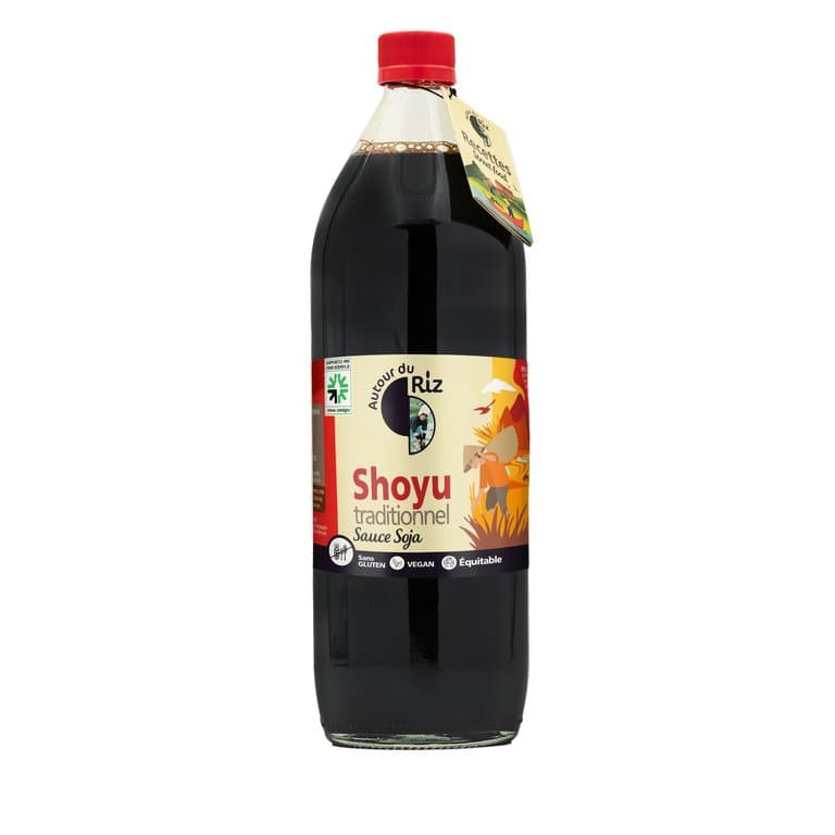 Sauce soja Shoyu réemployable commerce équitable, Autour du Riz, 1l*