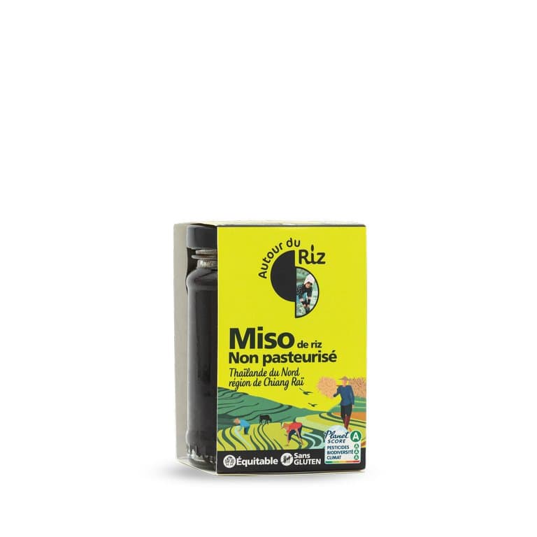 Miso non pasteurisé commerce équitable, Autour du Riz, 250 g*