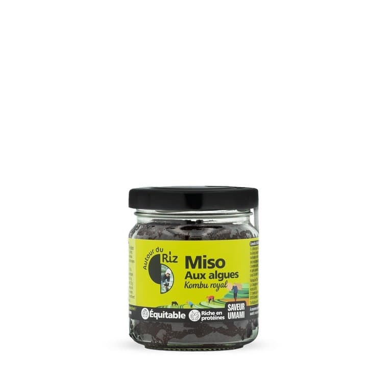 Miso aux algues pasteurisé Kombu royal commerce équitable, Autour du Riz, 200 g*