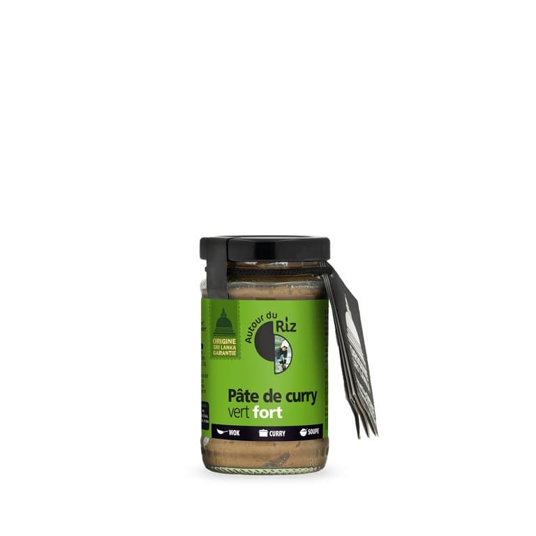 Pâte de curry vert fort, Autour du Riz, 100 g*
