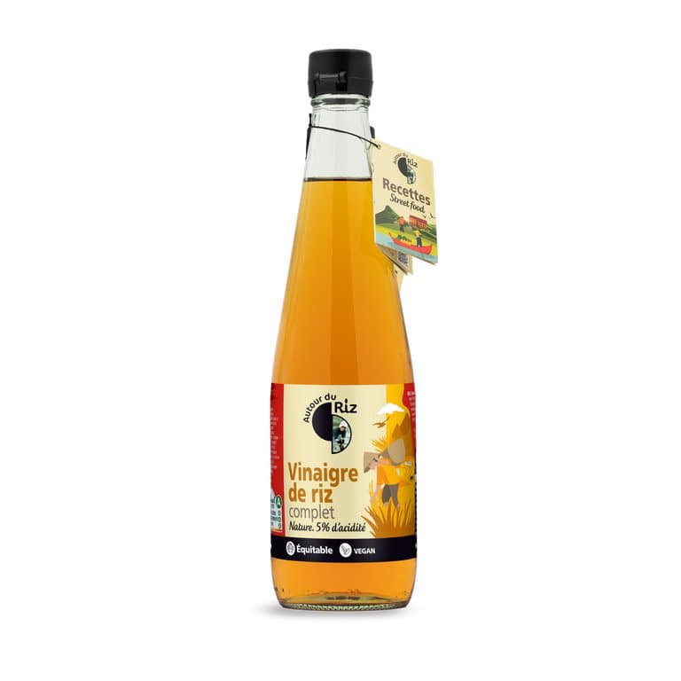 Vinaigre de riz complet commerce équitable, Autour du Riz, 600 ml*