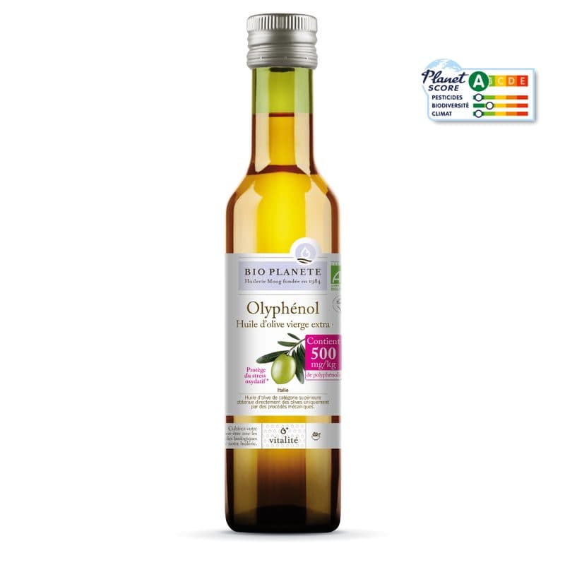 Huile D'olive Olyphenol Vierge Extra, BIO Planète, 250 ml*