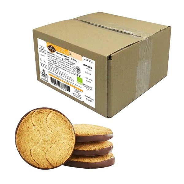 Biscuits nappés au chocolat noir, Belledonne, 3 kg*