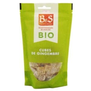 Cubes de gingembre, B&S, 110 g*