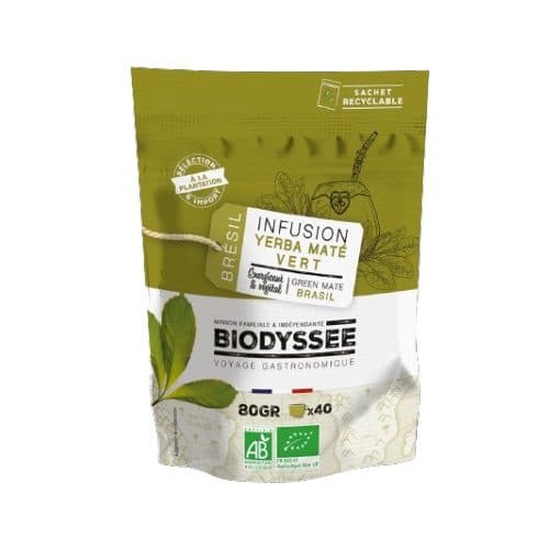 Infusion Yerba Maté Vert, Biodyssée, 80 g*