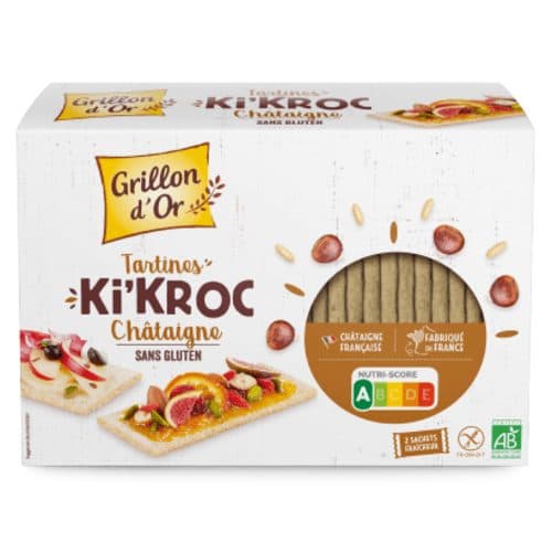 Tartine Ki'kroc Châtaigne Sans Gluten, Grillon D'or, 150 g*