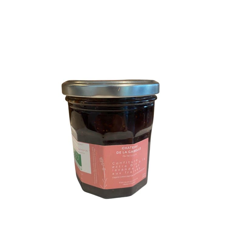 Konfitüre Erdbeere-Lavendel, Château de la Gabelle, 220 g