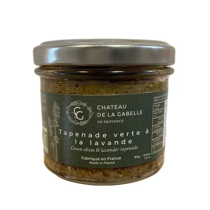 Grüne Tapenade mit Lavendelblüte, Château de la Gabelle, 90 g
