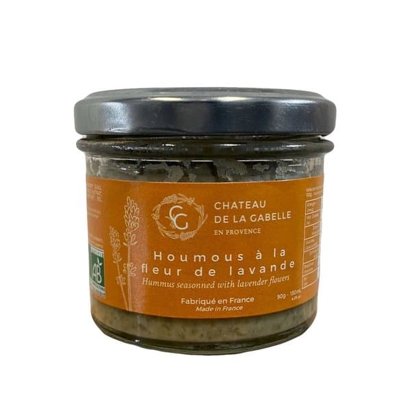 Hummus mit Lavendelblüte, Château de la Gabelle, 90 g