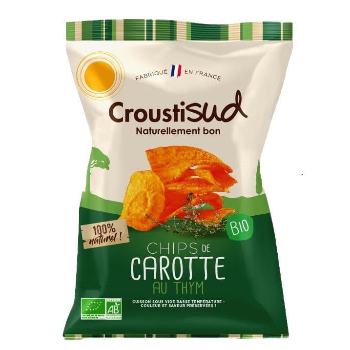 Karottenblütenblätter Mit Thymian, Croustisud, 70 g*