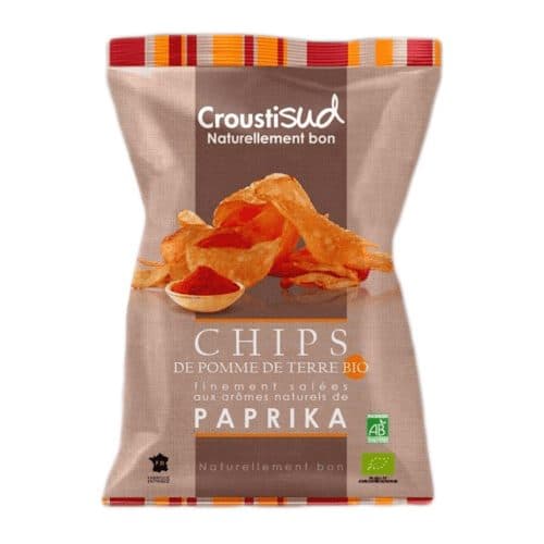 Paprika-Kartoffelchips, Croustisud, 100 g*