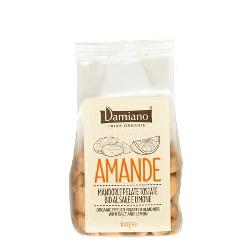 Amandes Blanches Grillées Au Paprika, Damiano, 150 g*