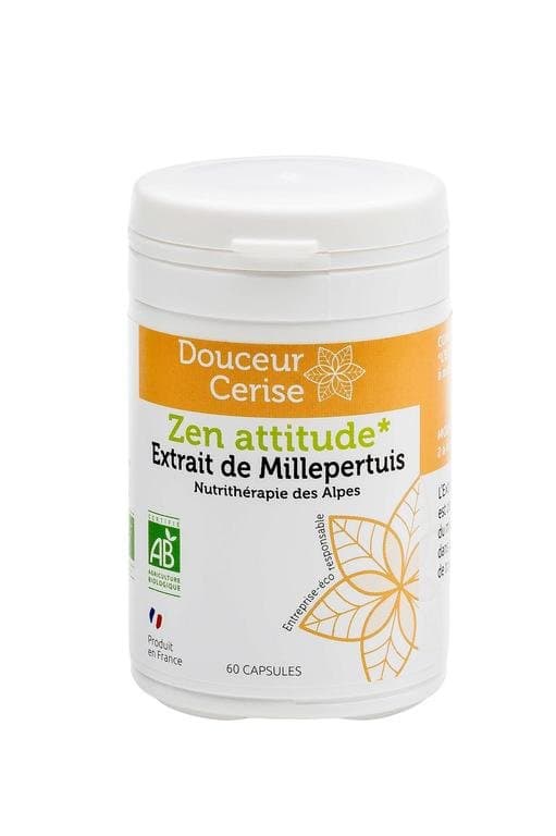 Huile de millepertuis, Douceur Cerise, 60 capsules