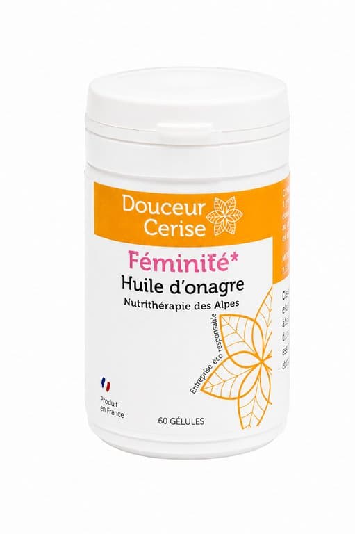 Huile d'Onagre, Douceur Cerise, 60 capsules