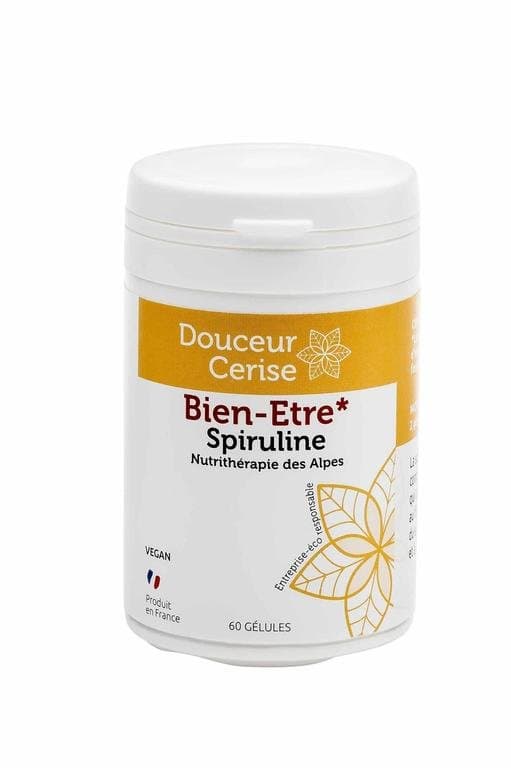 Spiruline, Douceur Cerise, 60 gélules
