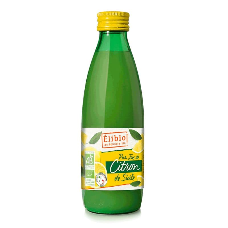 Reiner Zitronensaft Aus Sizilien, Elibio, 250 ml