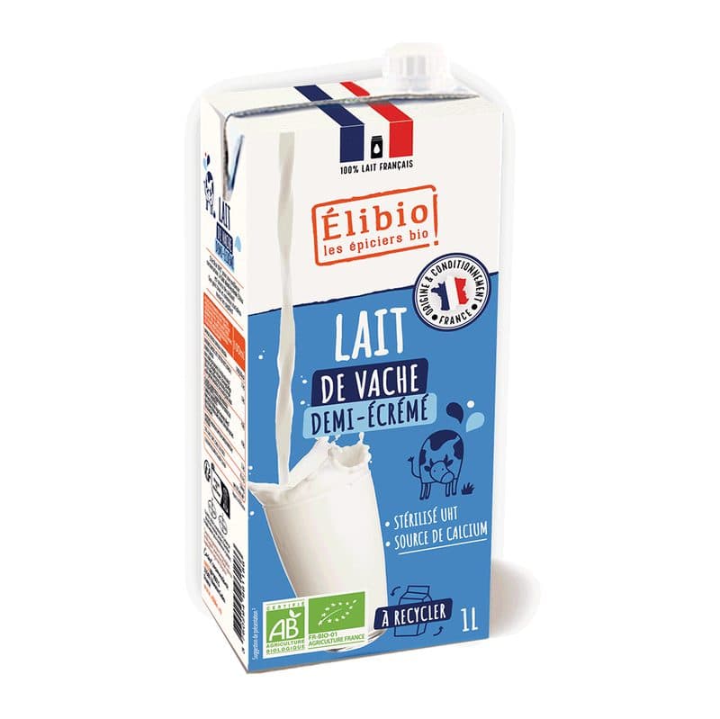 H-Milch Teilentrahmt Tetrapack, Elibio, 1l