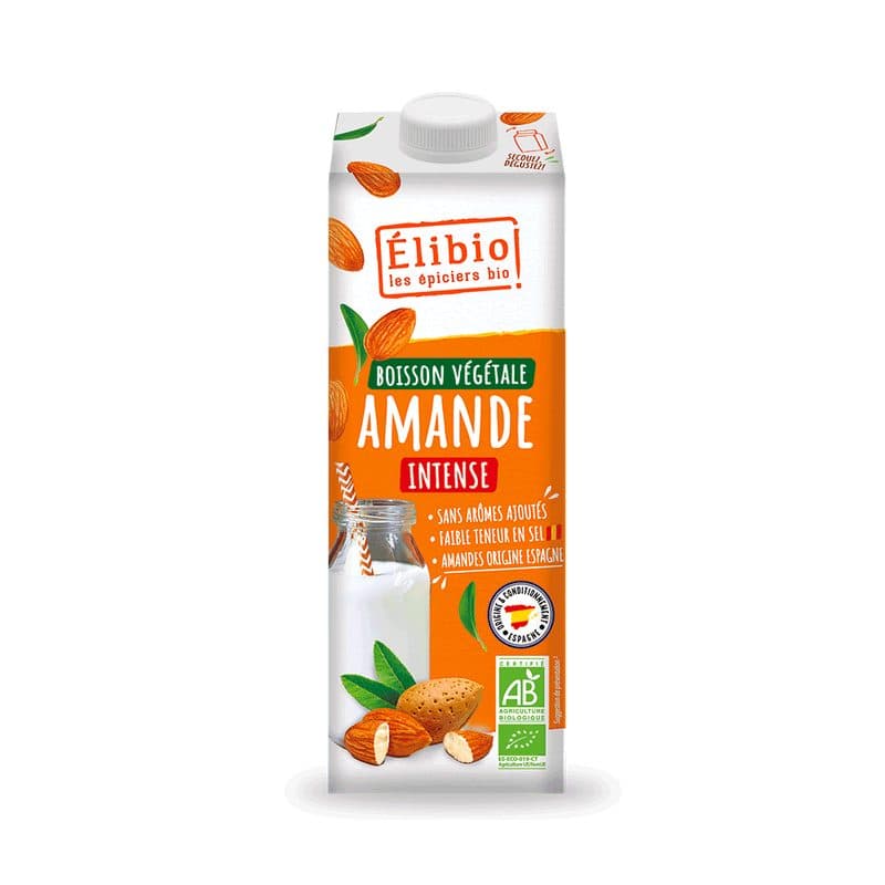 Intensives Mandelgetränk Mit Rohrzucker, Elibio, 1l