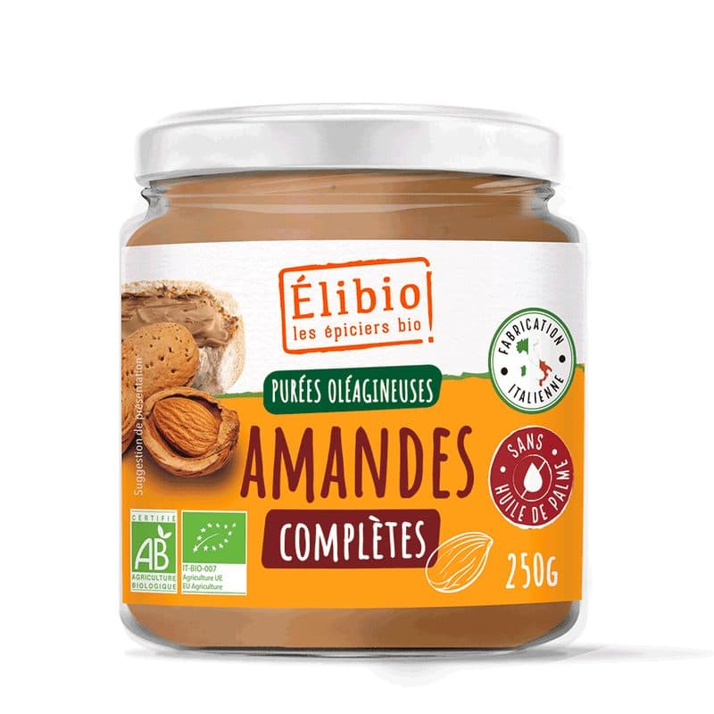 Purée D'amande Complète BIO, Elibio, 250 g*