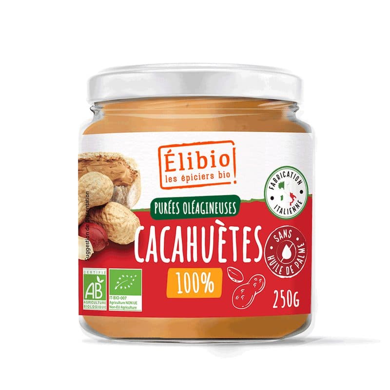 Purée De Cacahuetes, Elibio, 250 g*