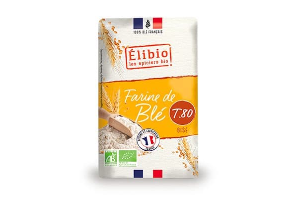 Farine De Blé France T80, Elibio, 1 kg