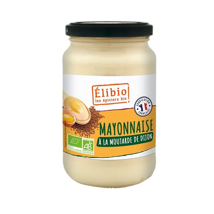 Mayonnaise À La Moutarde De Dijon, Elibio, 325 g