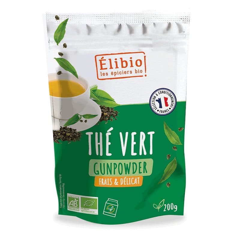 Thé Vert Gunpowder, Elibio, 200 g