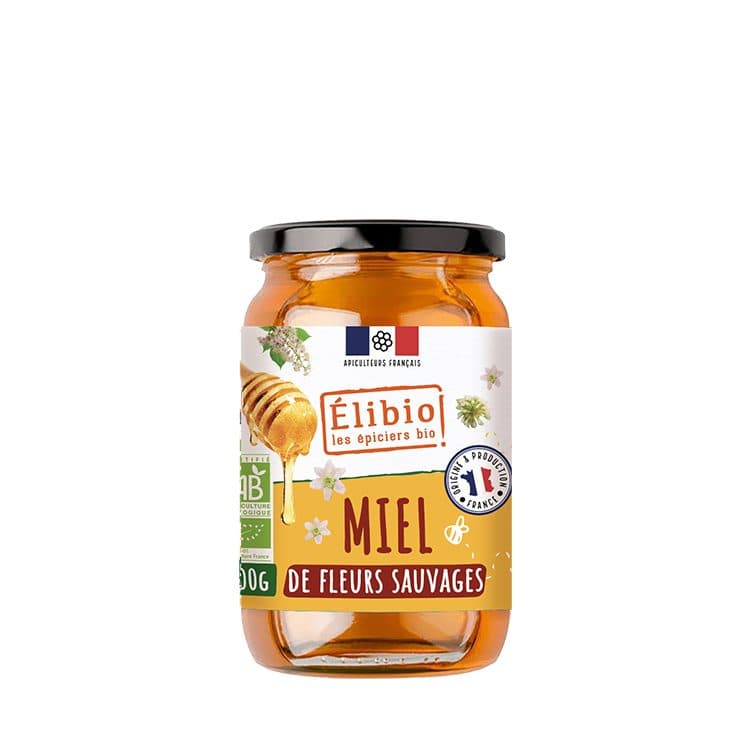 Miel De Fleurs Sauvages France, Elibio, 500 g