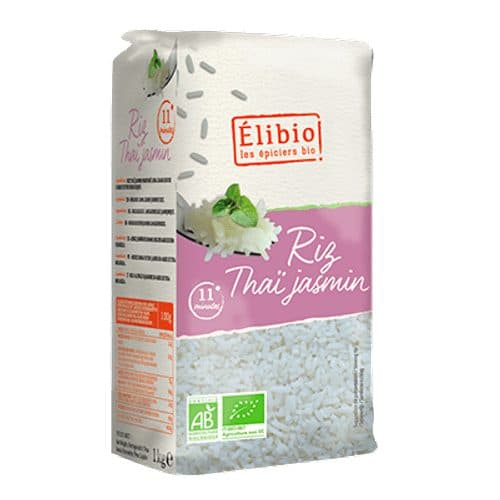 Riz Thaï Jasmin Blanc BIO, Elibio, 1 kg*