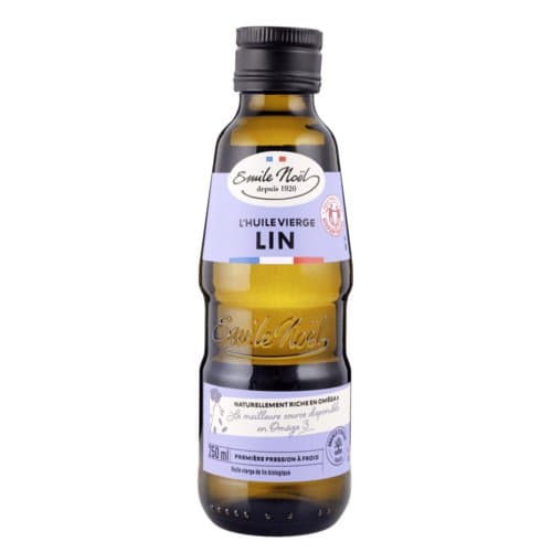 Huile vierge de lin bio France, Emile Noël, 250 ml*