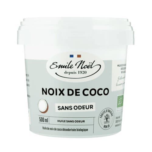 Desodoriertes Kokosöl Bio, Emile Noël, 50 cl*