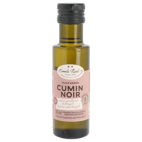 Huile vierge de cumin noir bio, Emile Noël, 100 ml*
