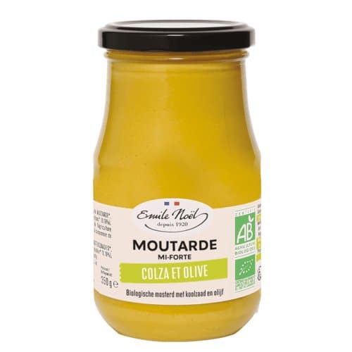 Moutarde mi-forte bio, Emile Noël, 350 g*
