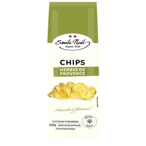 Chips herbes de provence bio, Emile Noël, 115 g*