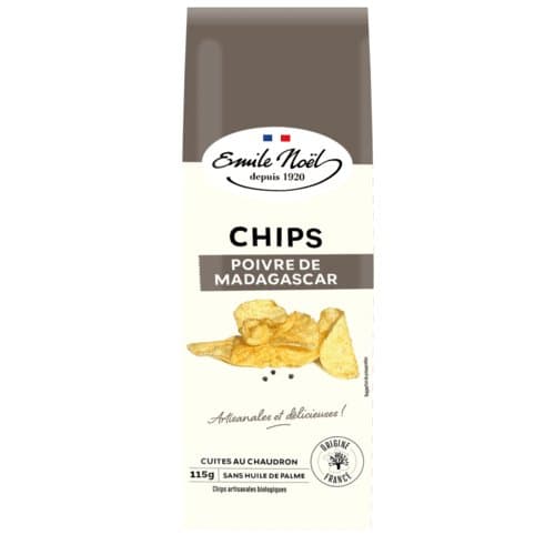 Chips poivre bio, Emile Noël, 115 g*