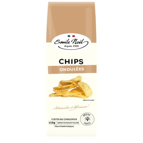 Chips Ondulée bio, Emile Noël, 115 g*