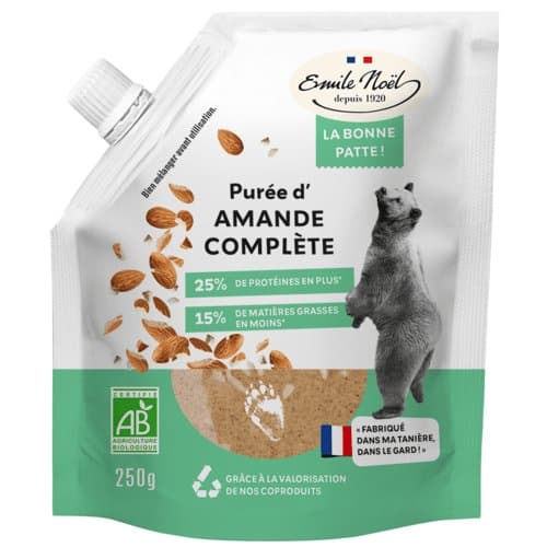 Purée d'amande bio, Emile Noël, 250 g*