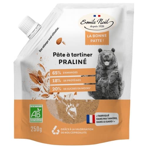 Brotaufstrich Praliné Bio, Emile Noël, 250 g*