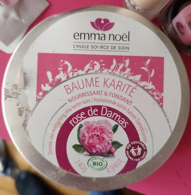Baume Karité Rose Damas BIO Equitable, Emma Noël, 140 g*
