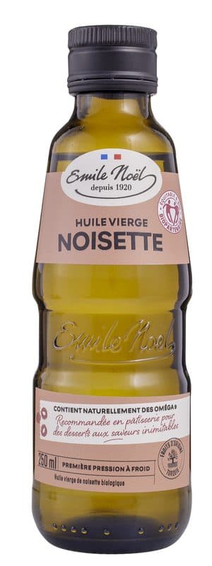 Huile Vierge De Noisette BIO Equitable, Emile Noël, 250 ml