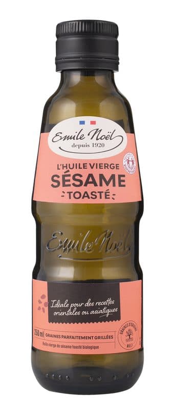 Huile Vierge De Sésame Toasté BIO Equitable, Emile Noël, 0.25l