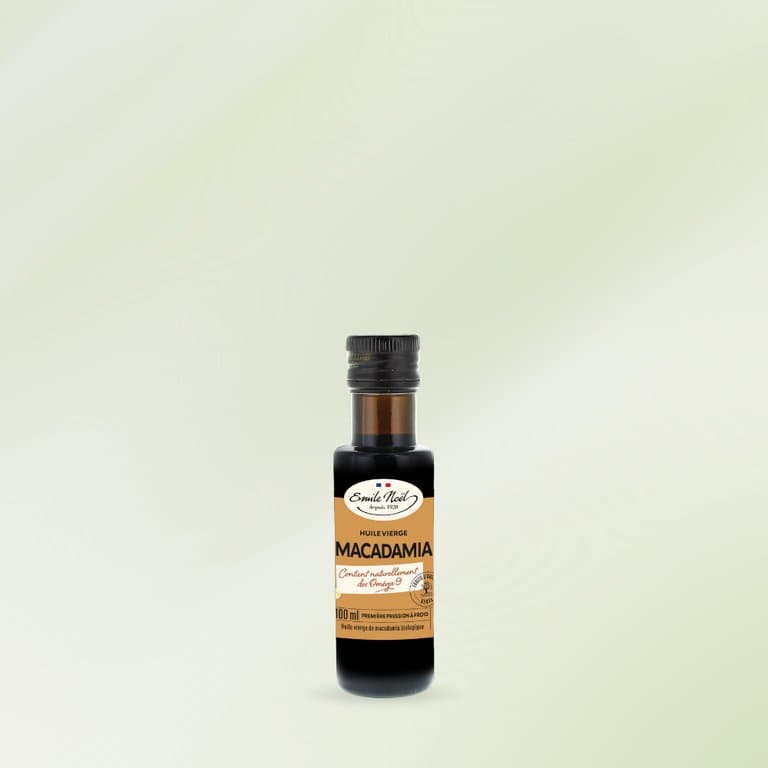 Huile vierge macadamia bio, Emile Noël, 100 ml*