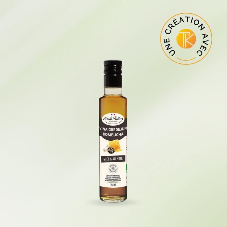 Jun-Kombucha-Essig Honig schwarzer Knoblauch Bio, Emile Noël, 0.25l*