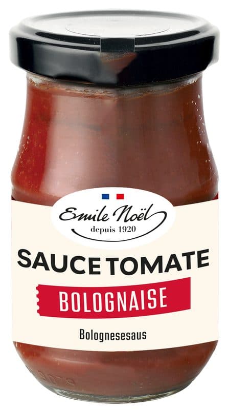 Sauce Tomate BIO Bolognaise Boeuf, Emile Noël, 190 g