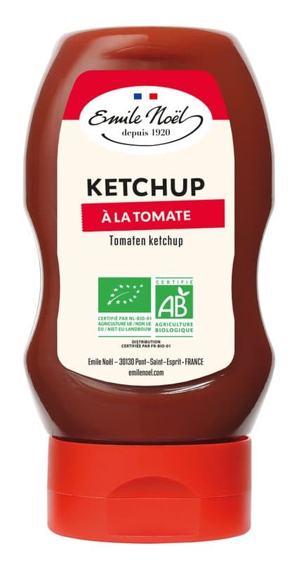 Ketchup BIO En Squeeze, Emile Noël, 300 ml